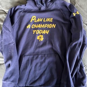 UA Notre Dame Hooded Sweatshirt